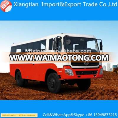 China dongfeng 4*4 cross country bus off-road passenger 30 seater city bus for sale